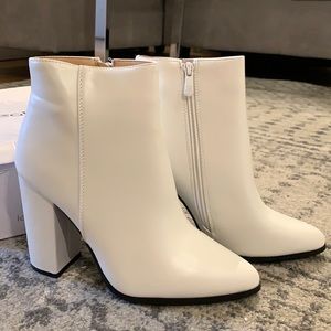 BRAND NEW WHITE BOOTIES
